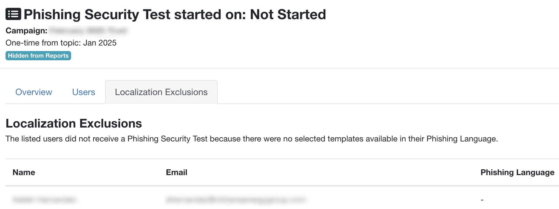 フィッシングキャンペーンの監視と確認 | KnowBe4 ナレッジベース